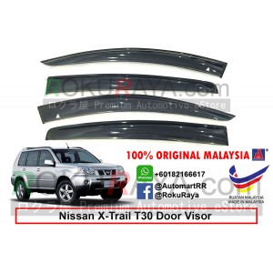 Nissan X-Trail Xtrail T30 (1st Gen) 2000-2007 AG Door Visor Air Press Wind Deflector (Big 12cm Width)